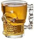 Kitchen Mate Skull Skeleton Drinking Mug with Handle for Beer | Juice and Shakes Capacity- 540 ML | Set of 1 PCS