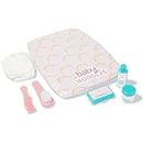 Casdon Changing Mat Set, Dolls Changing Mat & Care Set for Children Aged 3+, Includes Reusable Nappy, Brush, Pretend Talc & More!