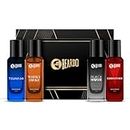 Beardo Perfumes Giftset For Men (Pack of 4 x 20ml) Whisky Smoke, Godfather, Tsunami and Black Musk | Long Lasting Perfume Musk & Woody Fresh Fragrance