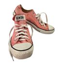 Zapatillas deportivas Converse All Star de caña baja rosa claro de lona unisex zapatos hombres 8 mujeres 10