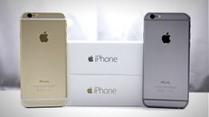 *NEW* Apple iPhone 6 - 32GB - Gold/Gray (Boost Mobile) A1586 (CDMA + GSM)
