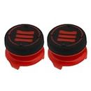 Micro Trader 2pcs Division PS4 Thumb Grips Analog Sticks Extender PS4 Xbox 360 Controller red