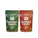 Chef Urbano Healthy Chips Quinoa Jalapeno Chips and Quinoa Piri Piri Chips Combo 85 GMS Pack of 2 | Gluten Free | Vegan | Low GI| Crunchy Healthy Snacks | High Protein and Fiber Rich | Good for Diet