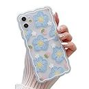 LSOUGUK Compatible with iPhone 11 Pro Max Case for Women Girl,Cute Floral Flower Pattern with Full Camera Lens Protection Case Fashion Slim Soft Silicone TPU Protective Cover for iPhone 11 Pro Max