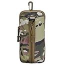 Tactic Water Bottle Holder Pouch Hydration Carrier Bag Molle Water Bottle Carrier with Waist Hook Buckle Outdoor molle Cell Phones Pockets