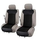 ZONETECH Zone Tech Car Travel Seat Cover Cushion - 2 Pack Premium Quality Classic Black Comfortable Seat Cushion (2-Pack), (3700ES)