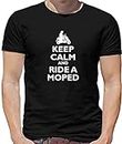 NaLoRa Keep Calm And Ride A Moped Mens T Shirt - Scooter - Motorcyle - Motor - Bike Size S