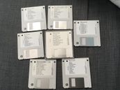 Programmes informatiques vintage Apple sur disquette (paquet de 7)