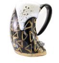 Medieval Drinking Viking Beer Tankard Horn Mug Ale Mead Cup Home Party Desk Gift