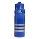 adidas 750 ML (28 oz) Stadium Refillable Plastic Sport Water Bottle, Bold Blue/Silver Metallic, One Size