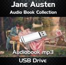 Jane Austen Classic Unabridged mp3 Audio Books - 77 Hours Listening Time on USB