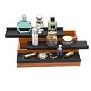 Wooden Cologne Stand Organizer for Men, Perfume Organizer with Concealed Storage Space, Durable and Stylish Cologne Organizer,Organizador De Perfumes