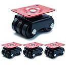 Caneuf 6 Wheel Heavy Duty 6X Roller for Furniture 510Kg Load Capacity, (Pack of 4)