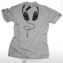 Headphones Kopfhörer Music Rap House Hip Hop Electro Club Dub DJ T-Shirt S-3XL