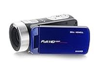 Bell+Howell 1080p Full HD Video Camcorder with 20.0 MP Still Image Resolution & 3" Touch Screen LCD, Blue (DV50HD-BL)