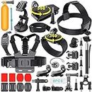 ADOFYS 42 in 1 Action Camera Accessories Kit Compatible for GoPro, Sony Action Cam, Nikon, Garmin, Ricoh Action Cam, SJCAM, iPhone and Android | Epic Photo Shooting (42 in 1)