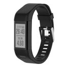 Ersatz Armband für Garmin Vivosmart HR Plus Fitness Tracker HR+ Schwarz Silikon