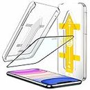 Affix Easy Fix Full Coverage Tempered Glass Screen Guard for iPhone 11 and for iPhone XR (6.1 Inch) | Easy Installation Frame | Case-Friendly - Pack of 1