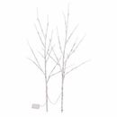 Lighted White Birch Tree Branches 39" Battery Powered LED Lights Pre Lit 2 Pack