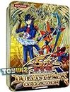 YuGiOh 5Ds 2010 Duelist Pack Exclusive Collection Tin (Yellow Tin with Starlight Road , Drill Synchron, Speed Warrior & Advance Draw)