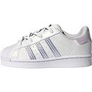 adidas Originals baby boys Superstar Sneaker, White1/White/White, 6.5 Big Kid US