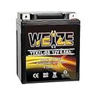 Weize YTX7L BS 100CCA ATV Battery High Performance - Maintenance Free - Sealed AGM YTX7L-BS Motorcycle Battery compatible with Honda Kawasaki Suzuki
