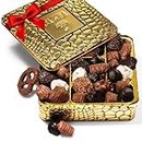 Chocolate Gift Basket, Gourmet Chocolates Variety Snack Box, Assorted Food Arrangement Platter, Birthday Present, Holiday, Corporate Parties, Candy Gifts Idea, Prime Delivery Him Her Men Women