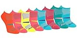 Saucony Women's Performance Super Lite No-Show Athletic Running Socks Multipack, Light Assorted (8 Pairs), Shoe Size: 5-10