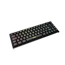 Energy Sistem Gaming Keyboard ESG K4 KOMPACT-Wireless Clavier Gamer (69 clés, sans Fil, lumières RVB, Membrane) - Noir