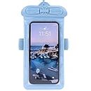 Vaxson Phone Case Blue, Compatible with Microsoft Lumia 650 Waterproof Pouch Dry Bag Holder Housing [NOT Screen Protector Film ] New