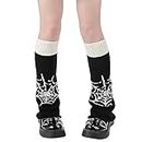 American Trend Black Leg Warmers Y2k Kawaii Harajuku Gyaru Goth Accessories for Women Girls Gothic Clothes for Women Spider Web