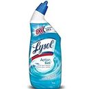 Lysol Toilet Bowl Cleaner, Action Gel, Spring Waterfall, For Cleaning and Disinfecting, Stain Removal, 8x Clinging Gel, 710ml