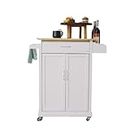 WXJJZM Furniture Storage Cabinet Mobile Door Kitchen Cabinet with Spice Rack and Towel Counter Organizer