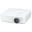 LG PF50KA 100” Portable Full HD (1920 x 1080) LED Smart TV Home Theater CineBeam Projector with Built-in Battery (2.5 hours) - White