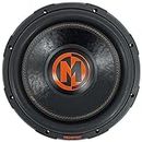 Memphis Audio MJP1244 12 in 1500 Watt MOJO Pro Car Audio Subwoofer DVC 4 ohm Sub, Black