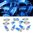 13× Blue Car Interior LED Light For Dome License Plate Lamp 12V Kits Accessories