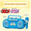 Kids Microphone Karaoke Machine Music Instrument Toys W/ For Child Lights