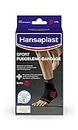 Hansaplast Sport Fußgelenk-Bandage, Sprunggelenkbandage schont und unterstützt das Gelenk, Knöchelbandage passend für das rechte und linke Fußgelenk, Größe S/M (1er Pack)
