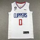 Camiseta de baloncesto Russell Westbrook #0 Los Angeles Clippers blanca DE-