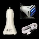 Original Samsung Fast Car Charger LED Micro USB Cable For Galaxy Note 4/5 S6 S7