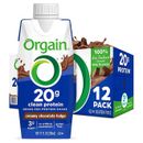 Orgain 20g Clean Protein Grass Fed Shake, Creamy Chocolate Fudge (11 fl.oz 12pk)