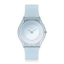 Swatch SS08S100 Unisex Adult Aurora Sky Skin Classic Biosourced Watch, blue