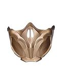 Evere Scorpion Masque Jeu MK 11 Cosplay Costume Résine Demi Visage Casque pour Adulte Homme Déguisement Vêtements Accessoires
