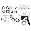 Near/Distance Vision Screening Kit with Tutorial DVD and LEA Symbols® - Works for Children and Adults of All Ages