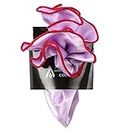 PS-Z-RD-43 - Mens Round Pocket Square Accessory