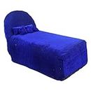 Aanchal Traders Velvet Bed Doll House Accessories Doll Bedroom Set Doll Bed Suitable for 11 inch Doll Bed