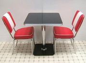 Bel Air Retro Möbel 50er Jahre Stil Esszimmer Mini Küche Tisch Stuhl Sitzgarnitur