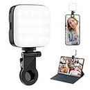 Etentous Lampe LED pour Selfie avec Clip, 72 LED Lampe à Selfie Portable, Lampe vidéo LED, umière d'appareil Photo 3000-9900 K, Selfie Streaming Light pour TikTok Vlog Vidéo Conférence (M11)
