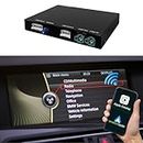 Road Top Wireless Carplay Android Auto for BMW 1 3 5 6 7 Series X1 X3 X5 X6 2008-2012 Year with CIC System, Support Mirrorlink, Navigation,YouTube, Camera