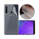 Case Creation Ultra Thin Slim Fit 3M Clear Transparent 3D Carbon Fiber Back Skin Rear Wrap Not Glass Screen Guard/Protector Sticker for Samsung Galaxy A9 (2018)